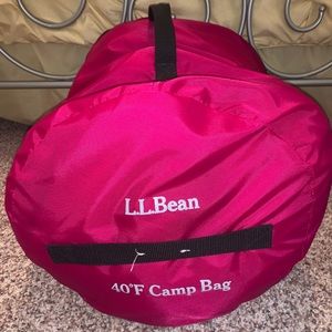 L.L.Bean Deluxe Fleeced-Lined Camp Bag, 40°